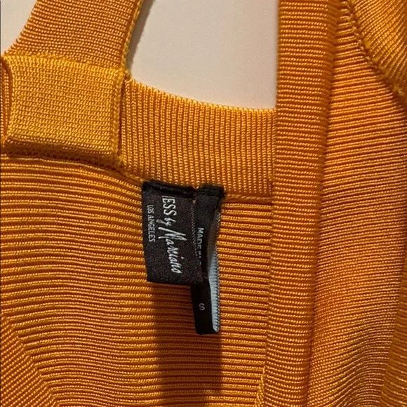 Guess by Marciano Yellow Mini Bandage Dress - Picture 2 of 3